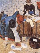 Two Milliners,Rue du Caire Paul Signac